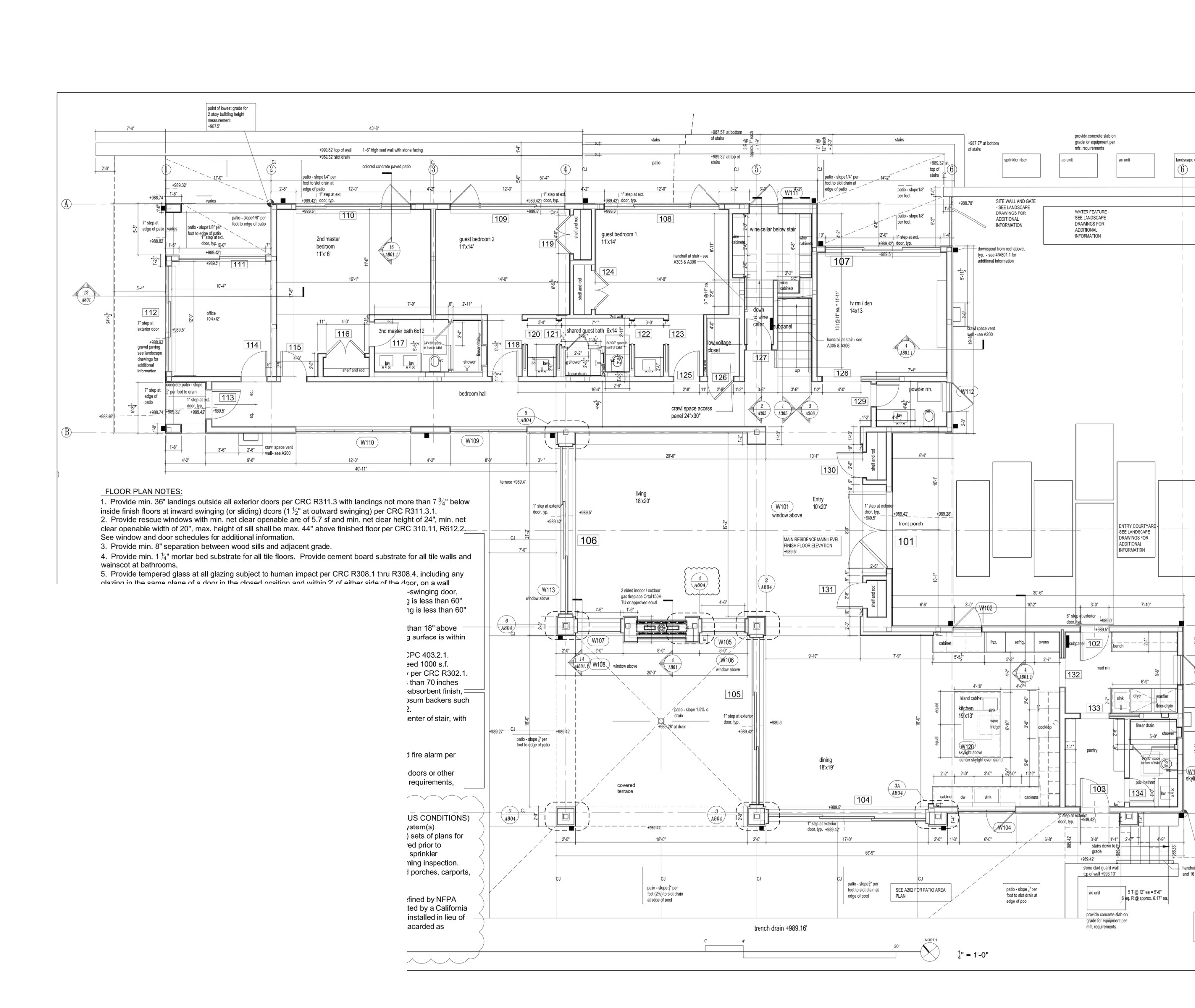 1st Floor Plan - Main Level