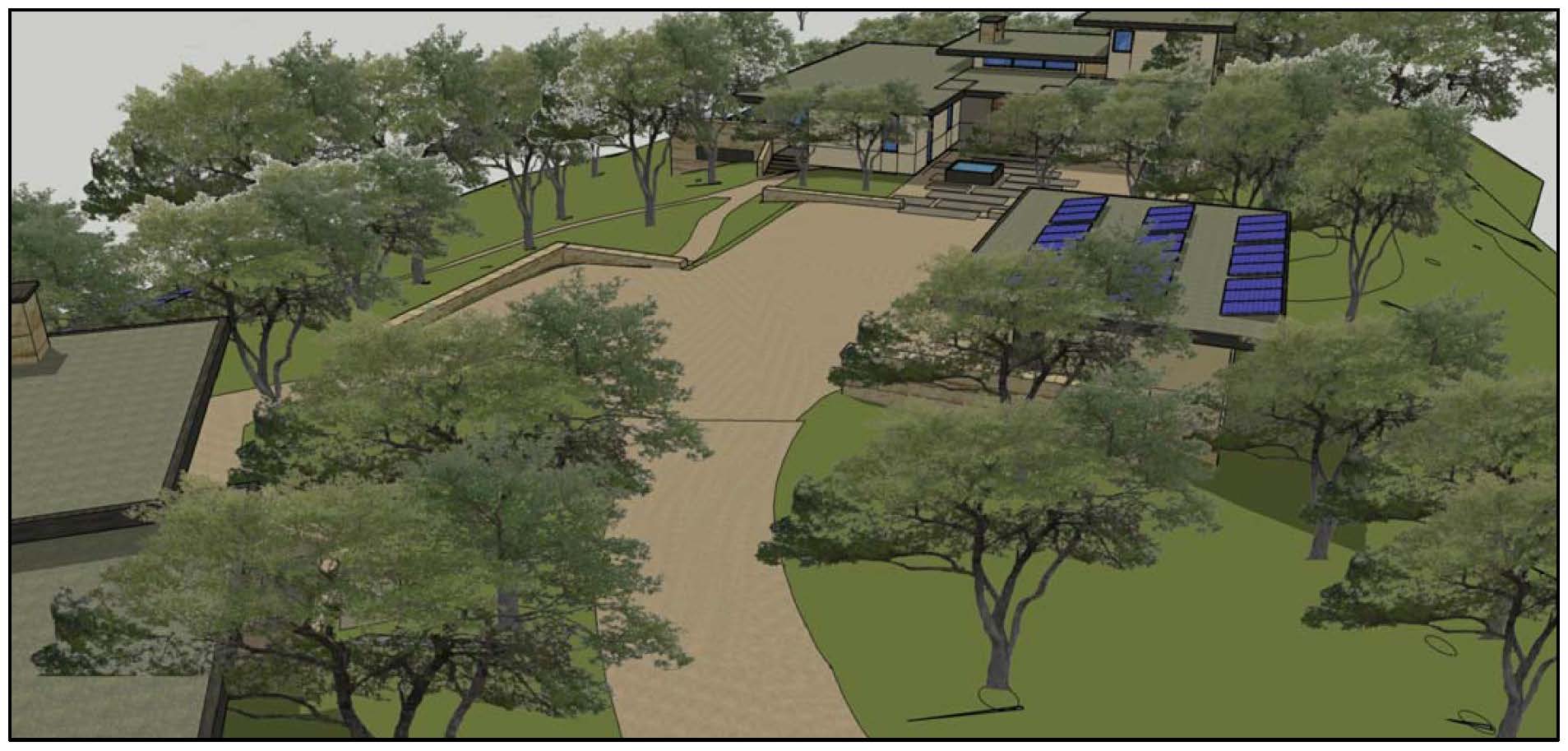 Aerial View — East Entry Drive